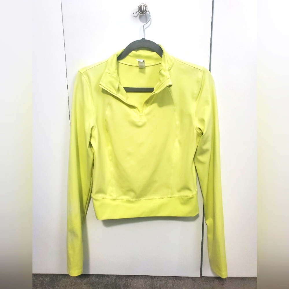 Cropped Long Sleeve Athletic Top